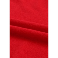 Azura Exchange Red Merry Letter Embroidered High Neck Sweater - M thumbnail