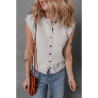 Jet Stream Button Up O Neck Sweater Vest - M thumbnail