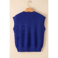 Bluing Sparkling American Flag Knitted Vest - L thumbnail