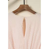 Swiss Dot Lace Trim Maxi Dress - XL thumbnail