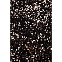 Chestnut Sequin Crew Neck Long Sleeve Bodycon Dress - L thumbnail