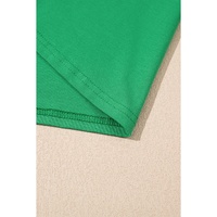 Bright Green Rhinestone Lucky Poker Cards Oversized T Shirt Mini Dress - L thumbnail