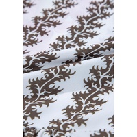 Black Contrast Floral V Neck Printed Bracelet Sleeve Dress - XL thumbnail