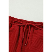 Red Dahlia Ultra Loose Textured 2pcs Slouchy Outfit - 2XL thumbnail