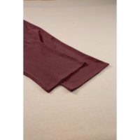 Red Dahlia Solid Color Ribbed Ruffle Tank Top and Pants Set - L thumbnail