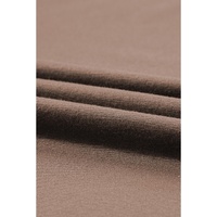 Smoke Gray Solid Color T Shirt 2pcs Wide Leg Pants Set - L thumbnail