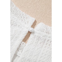 Beige Textured Knit Tank Top and Drawstring Shorts Set - S thumbnail