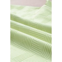 Meadow Mist Green Textured Cropped Hoodie and Shorts Set - L thumbnail