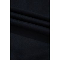 Black Sequined COFFEE Loose Fit Sweatshirt and Shorts Set - L thumbnail