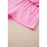 Bonbon Colorblock Edge Drop Shoulder T Shirt and Skort 2Pcs Set - XL thumbnail
