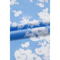 Myosotis Floral Print Half Button Wide Leg Relaxed Sleeveless Jumpsuit - L thumbnail