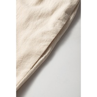 Beige Ruched High Waist Sleeveless Wide Leg Jumpsuit - M thumbnail