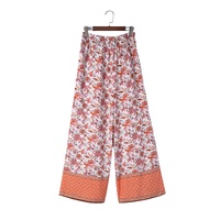 Azura Exchange Printed High Waist Wide Leg Pants - S thumbnail