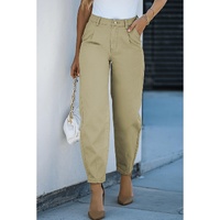 Azura Exchange Solid High Waist Casual Pants - 12 US thumbnail