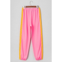 Pink Counting Rainbows High Waist Sweatpants - XL thumbnail