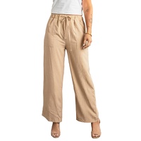 Azura Exchange Drawstring Waist Crinkled Wide Leg Pants - XL thumbnail