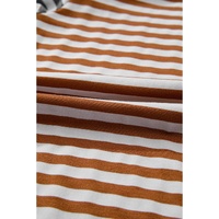 Yellow Stripe Two Tone Contrast Spaghetti Strap Backless Overall - M thumbnail