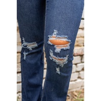 Azura Exchange Distressed Flare Bottom Jeans - S thumbnail