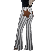 Azura Exchange Star Embellished Western Flare Jeans - 6 US thumbnail