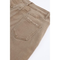 Azura Exchange Khaki High Waist Flare Jeans - 10 US thumbnail