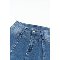 Azura Exchange High Waist Flare Jeans with Seam Stitching and Pockets - 10 US thumbnail