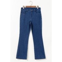 Ashleigh Blue Mid Waist Stretchy Knit Casual Bootcut Jeans - XL thumbnail