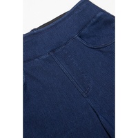 Sail Blue Medium Wash Straight Leg Loose Casual Jeans - L thumbnail