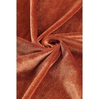 Brown Retro Velvet Long Sleeve Pocket Coat - M thumbnail