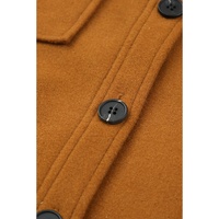 Azura Exchange Buttoned Shirt Jacket with Pockets - L thumbnail