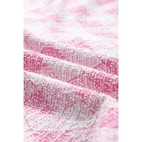 Delicacy Geometric Print Textured Flap Detail Shacket with Pocket - L thumbnail