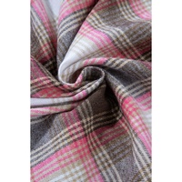 Pink Plaid Flap Pocket Button Up Shacket - 2XL thumbnail