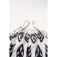 Black Plus Size Western Print Halter Maxi Dress - 3X thumbnail