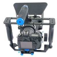 Large Handle Camera Cage & Matte Box Kit For Dslr / Video Camera thumbnail