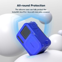 Silicone Lens Cap for Sports Camera - Protective Cover - For Insta360 Ace Pro thumbnail