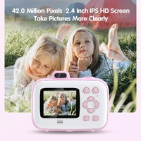 Smart Kids Thermal Camera With Printing Paper - 2.4 - Blue Focus - 503J Pink Fixed Focus thumbnail