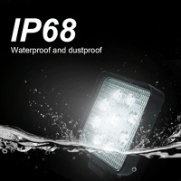 6.7W White Light Square - Shaped Waterproof Car Boat Marine Work Lights Spotlight Led Bulbs Dc 9 - 30V thumbnail