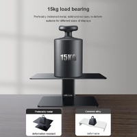 Black Adjustable Desk Stand for Laptop and Monitor - Eda0011511 thumbnail