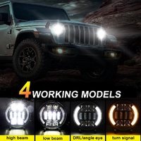 Car 7 Inch Dc9 - 30V Led Headlight Modification Accessories For Jeep Wrangler thumbnail