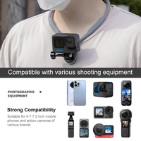 Flexible Neck Mount for Pov Viewing with Strap - With J-Hook Buckle thumbnail