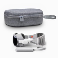 Portable Vr Headset Storage Bag for Apple Vision Pro Glasses - Gray Felt - Gray Felt thumbnail
