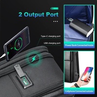 Waterproof Travel Laptop Backpack with Usb & Type-c Port - Large Capacity - Deluxe thumbnail
