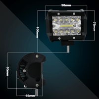 4 Inch 15W 1500Lm Led Strip Lamp Working Refit Off - Road Vehicle Light Roof Strip Light thumbnail