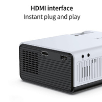 Portable Home Theater Projector - 80 Ansi Lumens Android 9.0 800X480P 1G + 8G thumbnail