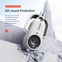 Amagisn Silicone Case for Insta360 Go 3 Camera - Horizontal - Horizontal Black thumbnail