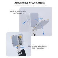 Rechargeable Clip Fill Light - 60 Leds 3 Light Modes Front & Back Clip a Type Blue - A Type White thumbnail