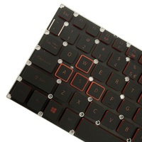 Red Backlit Laptop Keyboard - us Version - For Acer Aspire Vn7-793G thumbnail