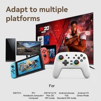 Wireless Gamepad for Nintendo Switch / Pro - Tooth Design - Tbd0603716903 Black thumbnail