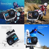 Waterproof Housing for Gopro Hero10 / 9 with Mount and Screw - 45m thumbnail