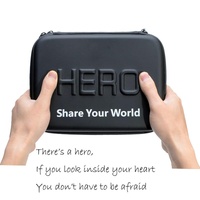 Portable Waterproof Travel Case for Action Cameras - Shockproof Fits Gopro Insta360 Dji - 22x16x7cm thumbnail