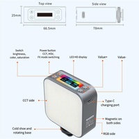 Portable Dimmable Rgb Fill Light for Photography and Phone thumbnail